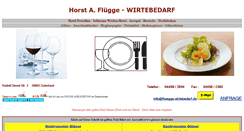 Desktop Screenshot of fluegge-wirtebedarf.de
