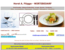 Tablet Screenshot of fluegge-wirtebedarf.de